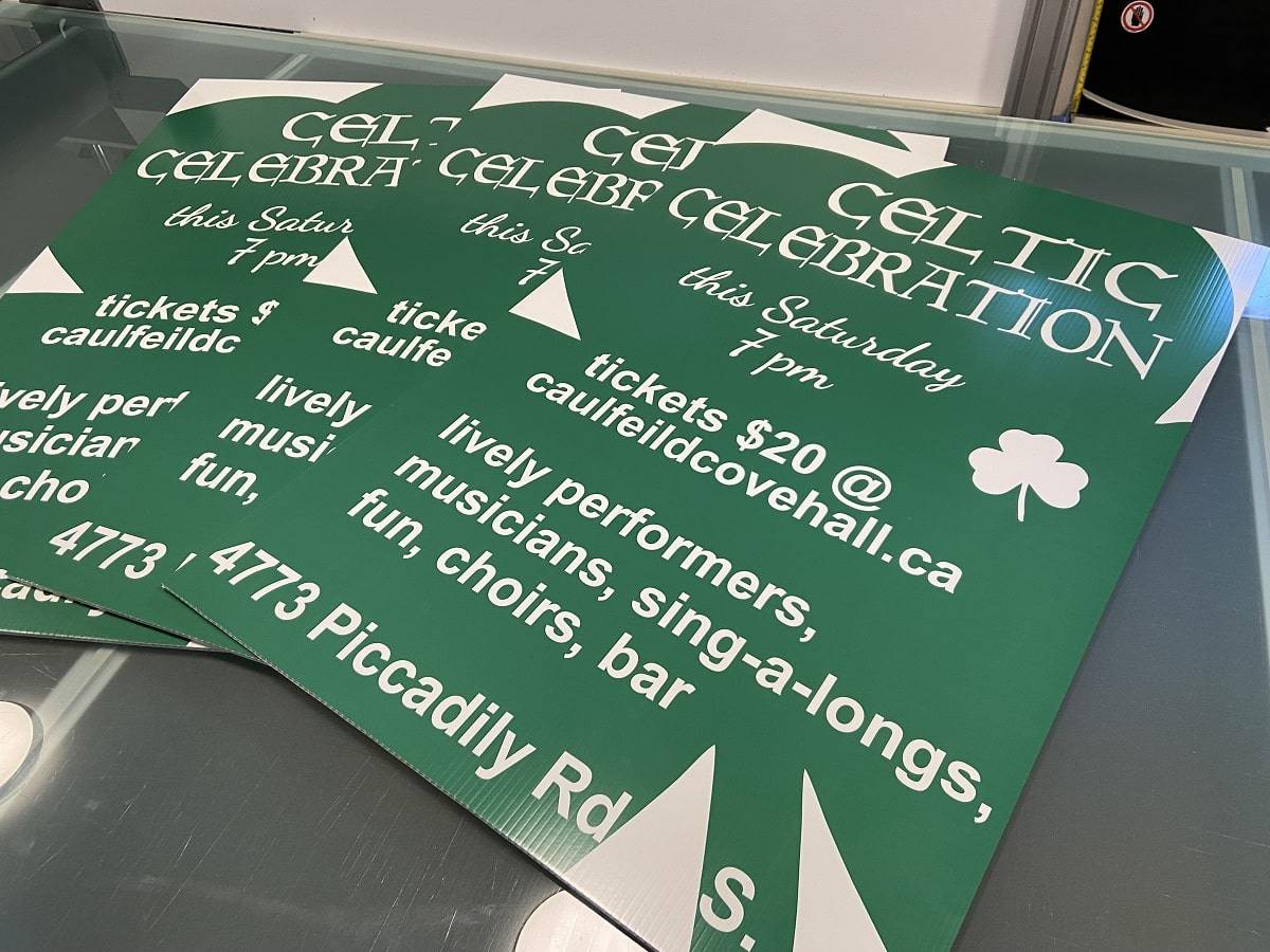 24 x 18 coroplast signs