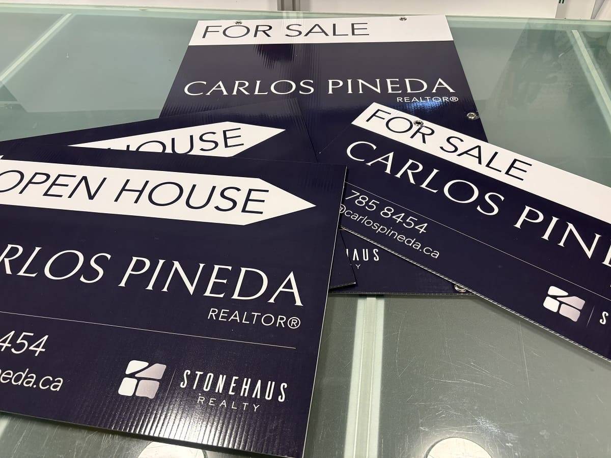 Stonehaus Realty signs