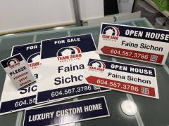 cheap real estate signs