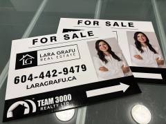 Team 3000 Realty real estate signs Vancouver
