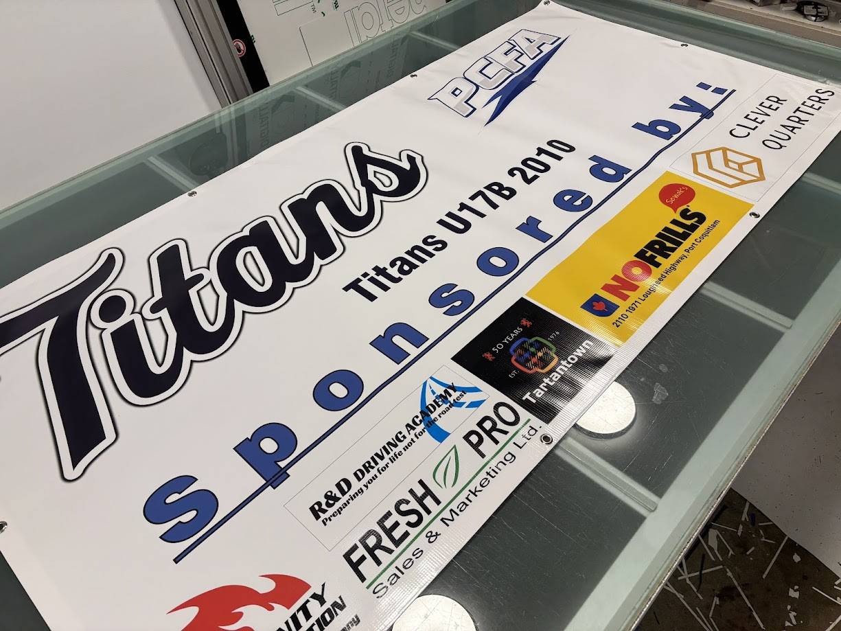 Custom Vinyl Banner in Vancouver