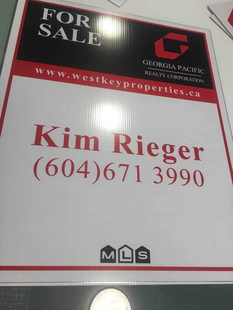 Real estate signs for sale