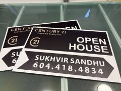 Century 21 real estate signs