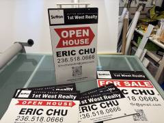 Sutton real estate sign