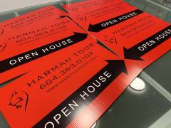 Real estate open house signs Coquitlam