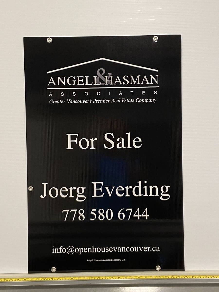 Angell Hasman for sale signs