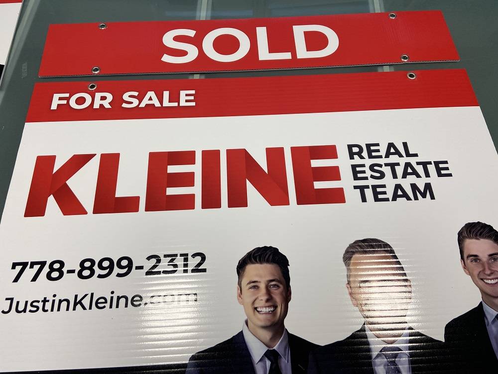 for sale signs real estate