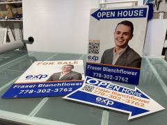 EXP real estate signs